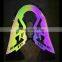 Custom reflective sport shoes with rainbow PU /TPU