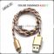 2016 new products metal color changed alert data cable