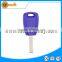 blue remote key case with logo uncut blade abs material for fiat 500 doblo ducato panda brava