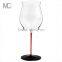 Decorated Clear Crystal Wine Glass for Wedding and Events