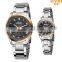 Selling couple stainless steel strap watch