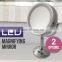 Double-Sided Makeup Mirror with LED Light , double led mirror , led table mirror