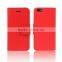 Classical red PU leather holder for iphone 6 case