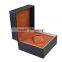Cheap Black PU Leather Watch Box High Grade Watch Display Case Beige Pillow Watches Gift Box Package