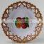 high grade hollow out diamond tray for party with a base