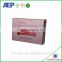 High quality costom foldable cosmetic packaging window box