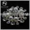 Good quality NK006 metal rhinestone button with pearl for clothes