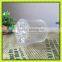High end 180ml round drinking water glass cup with unique bottom