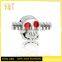 China factory stainless steel loose skull beads for bracelets,craved mental skull beads for bracelets (DIY-023)