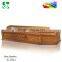 Classical well carved solid wood hot European coffin
