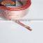 Hot sale copper car audio power cable transparent pvc hifi audio speaker cable