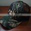 6-panel Camo Baseball Cap with mesh and embroidering logo