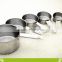 Premium Stackable Measuring Cup Sets for Dry and Liquid Ingredients,5PCS stainless steel measuring cup set with silicone handle