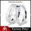 2016high polished crystal engrave 316l stainless steel wedding band ring for lovers