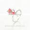 925 Sterling Silver Animal Red Cat Enamel Italian Ring For Girls