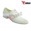 Evkoo Professional Dance Shoes For Men White Genuine Leather Modern Dance Shoes