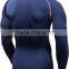 Men's V-neck Thermal Coldgear Compression Baselayer Shirts