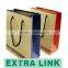 Extra Link Ecologic High Quality Kraft Paper Reuseable Shopping Bag Gift Bag Paper