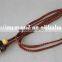 good design beautiful wooden beads tassel cord brown color braid trimmings for garment