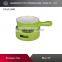Three-piece ceramic chocolate pot with foundation high temperatura color glaze fondue set
