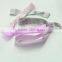 Hair manufacturer custom printed hair tie with hang tag.hair tie manufacturer