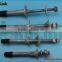 High voltage spindle insulator pin