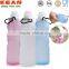 Silicone Foldable Water Bottle 550ml Outdoor Running Hiking