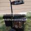 Portable Garden Tool Trolley With Tool Organiser And Buckets