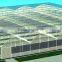 Hot-Dip Galvanized Steel Pipe Frame And 150mm PE Film Covered Multi-Span Greenhouse For Vegetables