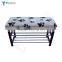 Large rectangular modern white leather bench with shoes storage rack Eco-Friendly