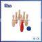 Collapsed wooden blocks tower for kids education toys