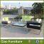 new design rattan sofa 4 pc Leisure aluminum frame outdoor furniture used garden sofa set
