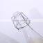 1000ml/500ml/250ml Clear Empty Glass Beverage Bottles With Plastic Clamp Lid Wholesale