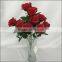 Artificial Red Rose Flower for Home Decor