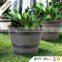 30-100cm Barrel Shape Ceramic Garden Planter