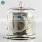 wide mouth mercury silver glass dome lid candle jar glass cloche