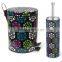 High quality household pedal trash bin and brush holder for bathroom