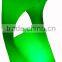 nightclub PE plastic made nighclub bar stool /colorful changing led light up standing bar stool