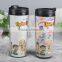 Customized plastic coffee cups mugs with lid