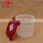 OEM household 4pcs cylindrical plastic preservation box / food storage box with lid