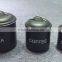 MSC2052 Set of 3 Black Canister