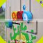 2017 new design 5 in 1 multi-function children wooden bead maze table W11B134