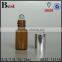 15ml 18ml 20ml glass roller bottle orange color glass roller bottle olive oil stainless steel ball glass roller bottle