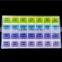 whole sale monthly pill box plastic/custom 28 compartment divided pill box wirh english words Shenzhen manufacturer