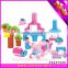 hot sale plastic castle building blocks for promotion