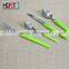 Personalization and round plastic handle stainless steel cutlery set