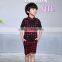 summer boy's check two -piece short sleeve suit fashion new boy suit