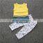 S17551A Wholesale Children Boutique Clothes Baby Girls Summer Fashion Clothing Sets