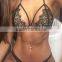 3960 dingyang sexy transprent lace bikini set