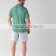 New Style Casual 100%Cotton Mens Golf Shirts Custom Stripe Polo Shirts